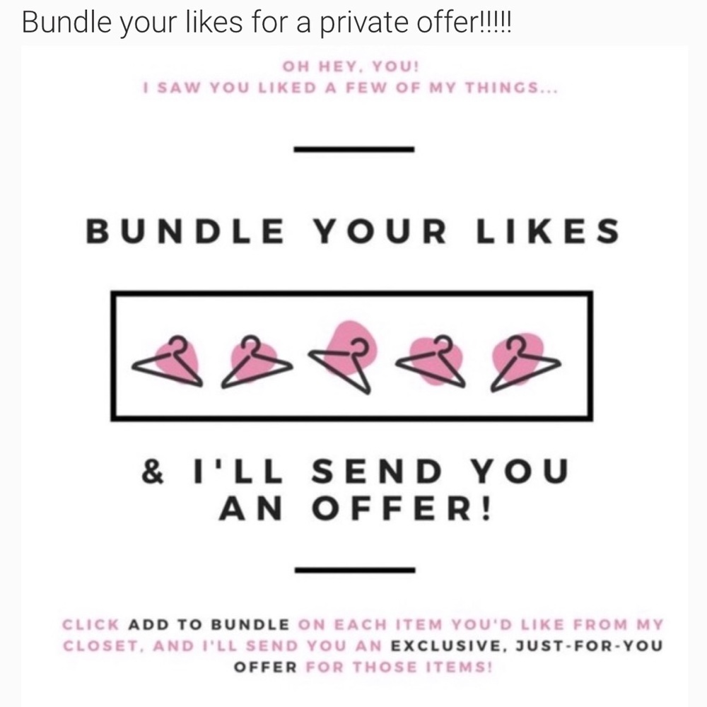 ♥️JUST ADD TO BUNDLE AND I WILL SEND AN OFFER♥️
